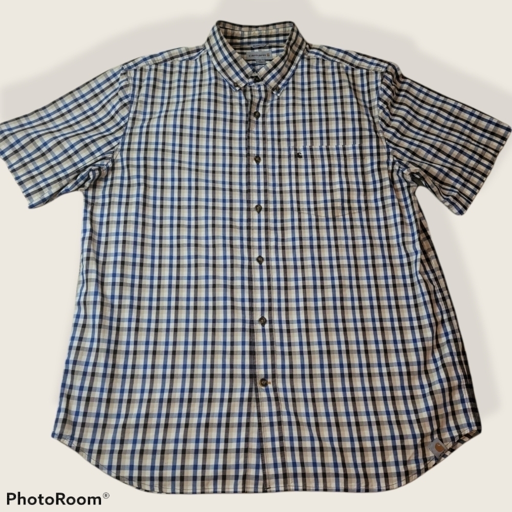 Carhartt XL Men's button down short sleeve